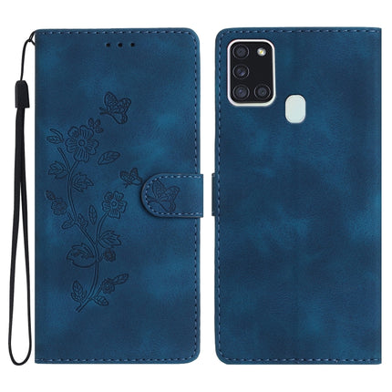 Flower Butterfly Embossing Pattern Leather Phone Case, For Samsung Galaxy A21s, For Samsung Galaxy S20 Ultra, For Samsung Galaxy S20, For Samsung Galaxy S20+