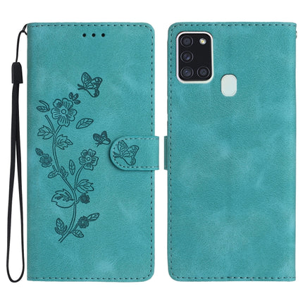 Flower Butterfly Embossing Pattern Leather Phone Case, For Samsung Galaxy A21s, For Samsung Galaxy S20 Ultra, For Samsung Galaxy S20, For Samsung Galaxy S20+