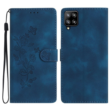 Flower Butterfly Embossing Pattern Leather Phone Case, For Samsung Galaxy A22 4G, For Samsung Galaxy A22 5G, For Samsung Galaxy S21 FE 5G, For Samsung Galaxy A02s / F02s 164
