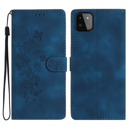 Flower Butterfly Embossing Pattern Leather Phone Case, For Samsung Galaxy A22 4G, For Samsung Galaxy A22 5G, For Samsung Galaxy S21 FE 5G, For Samsung Galaxy A02s / F02s 164