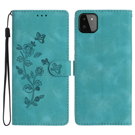 Flower Butterfly Embossing Pattern Leather Phone Case, For Samsung Galaxy A22 4G, For Samsung Galaxy A22 5G, For Samsung Galaxy S21 FE 5G, For Samsung Galaxy A02s / F02s 164
