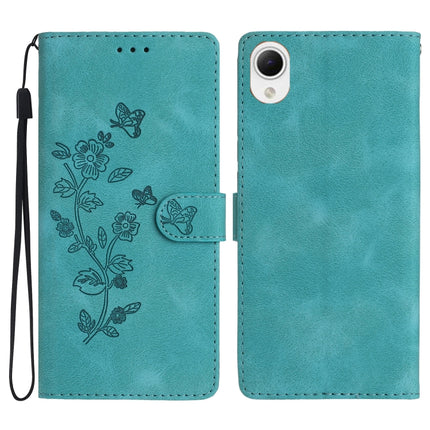 Flower Butterfly Embossing Pattern Leather Phone Case, For Samsung Galaxy A54 5G, For Samsung Galaxy A23e / A23s, For Samsung Galaxy A04e, For Samsung Galaxy S23 Ultra 5G