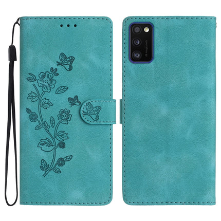 Flower Butterfly Embossing Pattern Leather Phone Case, For Samsung Galaxy S22 5G, For Samsung Galaxy A13 5G, For Samsung Galaxy M32, For Samsung Galaxy A41