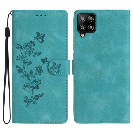 Flower Butterfly Embossing Pattern Leather Phone Case, For Samsung Galaxy A12, For Samsung Galaxy A42 5G, For Samsung Galaxy Note20 Ultra, For Samsung Galaxy Note20