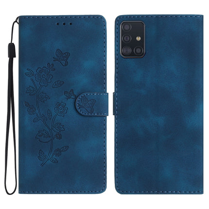 Flower Butterfly Embossing Pattern Leather Phone Case, For Samsung Galaxy A71 4G, For Samsung Galaxy A51 4G, For Samsung Galaxy A20s, For Samsung Galaxy Note10
