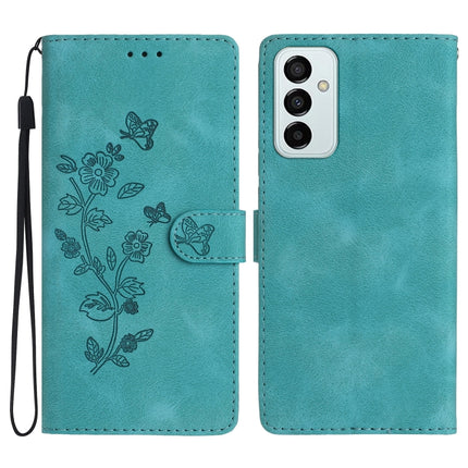 Flower Butterfly Embossing Pattern Leather Phone Case, For Samsung Galaxy S20 FE, For Samsung Galaxy M53, For Samsung Galaxy M23, For Samsung Galaxy A53 5G