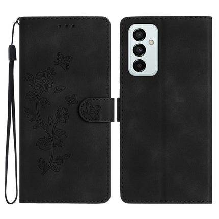 Flower Butterfly Embossing Pattern Leather Phone Case, For Samsung Galaxy S20 FE, For Samsung Galaxy M53, For Samsung Galaxy M23, For Samsung Galaxy A53 5G