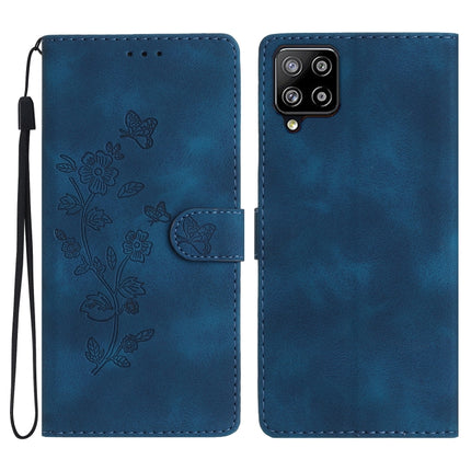 Flower Butterfly Embossing Pattern Leather Phone Case, For Samsung Galaxy S22 5G, For Samsung Galaxy A13 5G, For Samsung Galaxy M32, For Samsung Galaxy A41