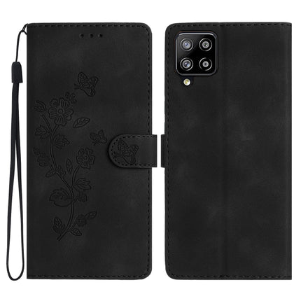 Flower Butterfly Embossing Pattern Leather Phone Case, For Samsung Galaxy S20 FE, For Samsung Galaxy M53, For Samsung Galaxy M23, For Samsung Galaxy A53 5G