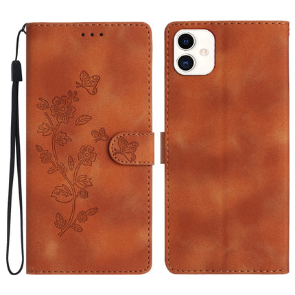 Flower Butterfly Embossing Pattern Leather Phone Case, For Samsung Galaxy S24 Ultra 5G, For Samsung Galaxy S24+ 5G, For Samsung Galaxy S23 FE 5G, For Samsung Galaxy A05