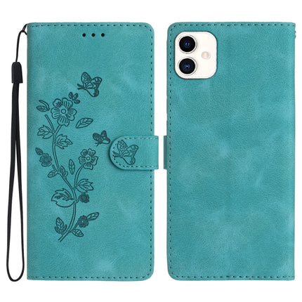 Flower Butterfly Embossing Pattern Leather Phone Case, For Samsung Galaxy S24 Ultra 5G, For Samsung Galaxy S24+ 5G, For Samsung Galaxy S23 FE 5G, For Samsung Galaxy A05