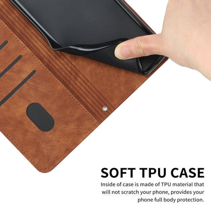 Skin Feel Stripe Pattern Leather Phone Case with Lanyard, For Infinix Zero 30 4G, For Infinix Zero 30 5G, For Infinix Hot 30 Play NFC, For Infinix Note 30/Note 30 5G