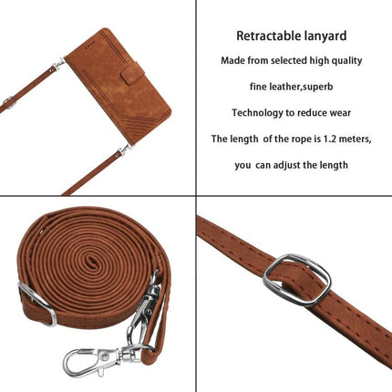 Skin Feel Stripe Pattern Leather Phone Case with Lanyard, For Infinix Smart 10 4G, For Infinix GT 30 Pro, For Infinix Note 50s, For Infinix Note 50x
