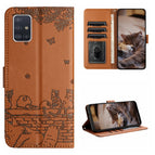 For Samsung Galaxy A71 / Brown