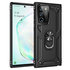 Stoßfeste TPU- und PC-Schutzhülle mit 360-Grad-Drehhalterung, für Samsung Galaxy Note 20+ 5G