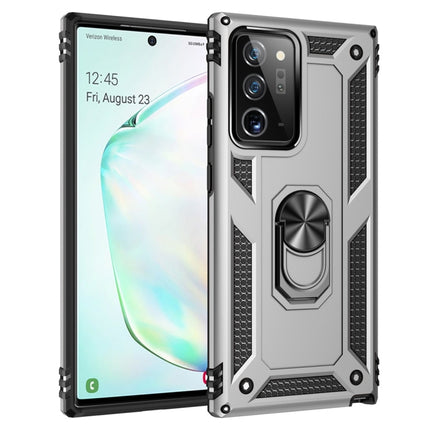 Stoßfeste TPU- und PC-Schutzhülle mit 360-Grad-Drehhalterung, für Samsung Galaxy Note 20+ 5G