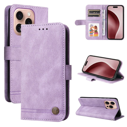 Skin Feel Life Tree Leather Phone Case, For iPhone Air, For iPhone 16 Pro Max, For iPhone 16 Pro, For iPhone 16 Plus