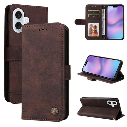 Skin Feel Life Tree Leather Phone Case, For iPhone 17 Pro Max, For iPhone 17 Pro, For iPhone 17, For iPhone Air