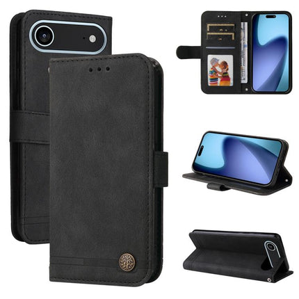 Skin Feel Life Tree Leather Phone Case, For iPhone Air, For iPhone 16 Pro Max, For iPhone 16 Pro, For iPhone 16 Plus