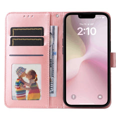 Embossed Sunflower Leather Phone Case, For iPhone 16e, For iPhone 15 Pro Max, For iPhone 15 Pro, For iPhone 15 Plus