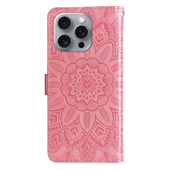 Embossed Sunflower Leather Phone Case, For iPhone 16 Pro Max, For iPhone 16 Pro, For iPhone 16 Plus, For iPhone 16, For iPhone SE 20224, For iPhone 15 Pro Max