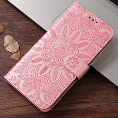 Embossed Sunflower Leather Phone Case, For iPhone 17 Pro Max, For iPhone 17 Pro, For iPhone 17, For iPhone 17 Air