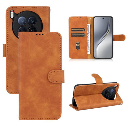 Skin Feel Magnetic Flip Leather Phone Case, For Tecno Camon 40 Premier, For Tecno Camon 40, For Tecno Spark 30 Pro 4G, For Tecno Spark Go 2025 / Spark Go 1