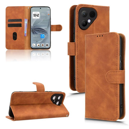 Skin Feel Magnetic Flip Leather Phone Case, For Tecno Camon Slim 4G, For Tecno Pova 8 5G, For Tecno Spark 50 5G, For Tecno Pova Curve 2 5G