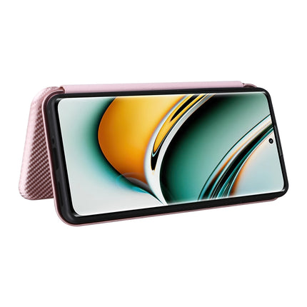Carbon Fiber Texture Flip Leather Phone Case, For Realme 11 Pro / 11 Pro+