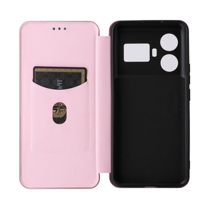 Carbon Fiber Texture Flip Leather Phone Case, For Realme GT5 5G, For Realme 11 5G / 11x, For Realme C53 4G / Narzo N53 4G, For Realme 11 5G