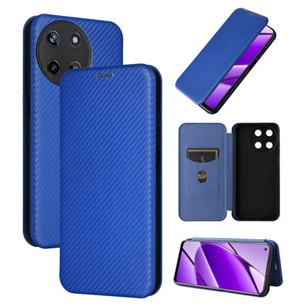 Carbon Fiber Texture Flip Leather Phone Case, For Realme GT Neo6 / GT Neo6 SE, For Realme C61 / C63, For Realme C67 4G, For Realme 11 4G Global