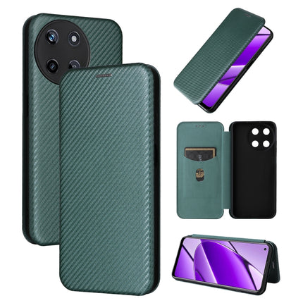 Carbon Fiber Texture Flip Leather Phone Case, For Realme GT Neo6 / GT Neo6 SE, For Realme C61 / C63, For Realme C67 4G, For Realme 11 4G Global