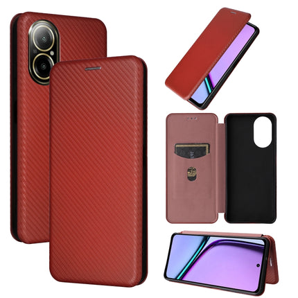 Carbon Fiber Texture Flip Leather Phone Case, For Realme GT Neo6 / GT Neo6 SE, For Realme C61 / C63, For Realme C67 4G, For Realme 11 4G Global