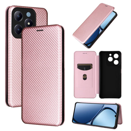 Carbon Fiber Texture Flip Leather Phone Case, For Realme GT Neo6 / GT Neo6 SE, For Realme C61 / C63, For Realme C67 4G, For Realme 11 4G Global