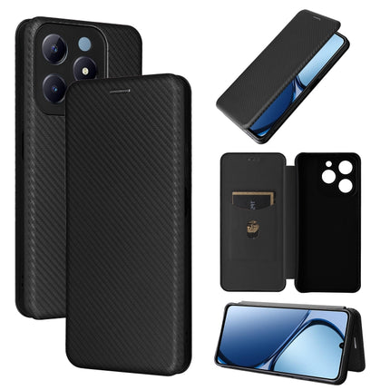 Carbon Fiber Texture Flip Leather Phone Case, For Realme GT Neo6 / GT Neo6 SE, For Realme C61 / C63, For Realme C67 4G, For Realme 11 4G Global