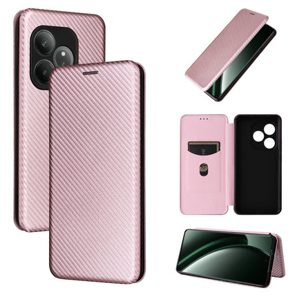Carbon Fiber Texture Flip Leather Phone Case, For Realme GT Neo6 / GT Neo6 SE, For Realme C61 / C63, For Realme C67 4G, For Realme 11 4G Global