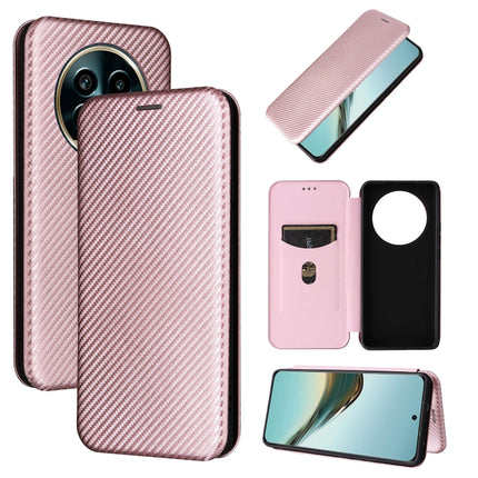 Carbon Fiber Texture Flip Leather Phone Case, For Realme C75 4G, For Realme CT7 Pro, For Realme 13 Pro / 13 Pro+, For Realme GT 6 / GT 6T