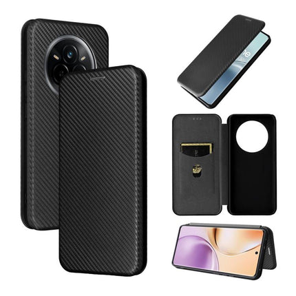 Carbon Fiber Texture Flip Leather Phone Case, For Realme 14 5G Global, For Realme Neo7x 5G, For Realme P3 Pro 5G, For Realme 14 Pro 5G Global