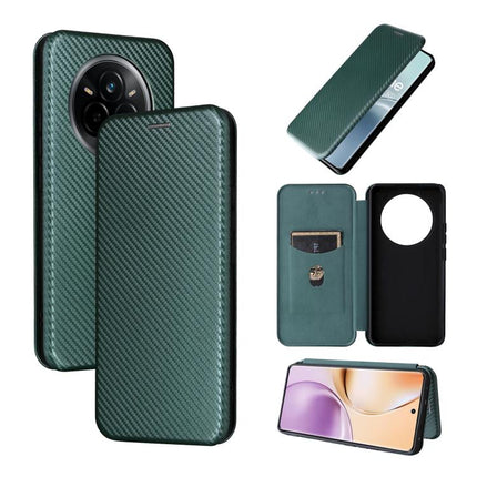 Carbon Fiber Texture Flip Leather Phone Case, For Realme 14 5G Global, For Realme Neo7x 5G, For Realme P3 Pro 5G, For Realme 14 Pro 5G Global