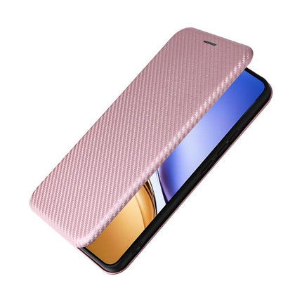 Carbon Fiber Texture Flip Leather Phone Case, For Realme 14 5G Global, For Realme Neo7x 5G, For Realme P3 Pro 5G, For Realme 14 Pro 5G Global