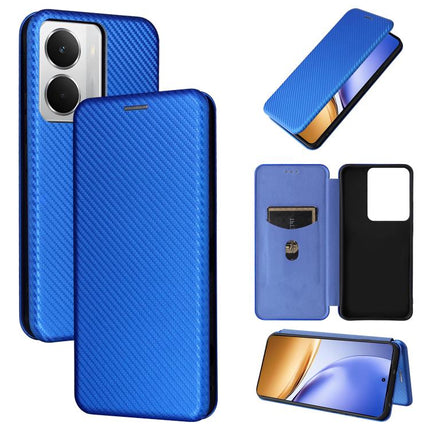 Carbon Fiber Texture Flip Leather Phone Case, For Realme 14 5G Global, For Realme Neo7x 5G, For Realme P3 Pro 5G, For Realme 14 Pro 5G Global