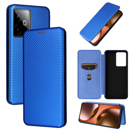 Carbon Fiber Texture Flip Leather Phone Case, For Realme 14 5G Global, For Realme Neo7x 5G, For Realme P3 Pro 5G, For Realme 14 Pro 5G Global