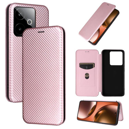 Carbon Fiber Texture Flip Leather Phone Case, For Realme C85 Pro 4G, For Realme 15T 5G, For Realme 15 5G / Realme 15 Pro 5G, For Realme GT 7 Global