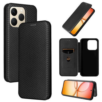 Carbon Fiber Texture Flip Leather Phone Case, For Realme C85 Pro 4G, For Realme 15T 5G, For Realme 15 5G / Realme 15 Pro 5G, For Realme GT 7 Global