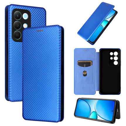 Carbon Fiber Texture Flip Leather Phone Case, For Realme Note 80 4G, For Realme 16 5G, For Realme 16 Pro+ 5G, For Realme 15x 5G India / C85 5G
