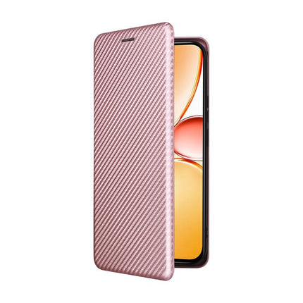 Carbon Fiber Texture Flip Leather Phone Case, For Realme C85 Pro 4G, For Realme 15T 5G, For Realme 15 5G / Realme 15 Pro 5G, For Realme GT 7 Global