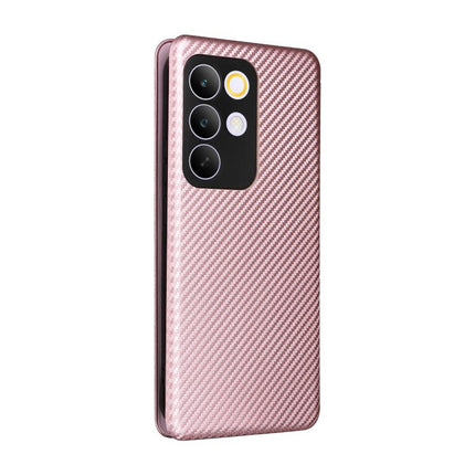 Carbon Fiber Texture Flip Leather Phone Case, For Realme C85 Pro 4G, For Realme 15T 5G, For Realme 15 5G / Realme 15 Pro 5G, For Realme GT 7 Global