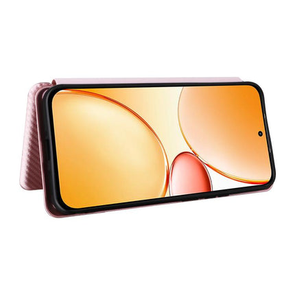 Carbon Fiber Texture Flip Leather Phone Case, For Realme C85 Pro 4G, For Realme 15T 5G, For Realme 15 5G / Realme 15 Pro 5G, For Realme GT 7 Global