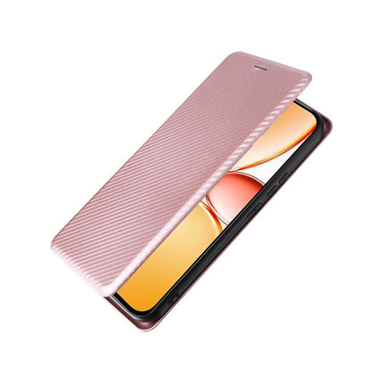 Carbon Fiber Texture Flip Leather Phone Case, For Realme C85 Pro 4G, For Realme 15T 5G, For Realme 15 5G / Realme 15 Pro 5G, For Realme GT 7 Global