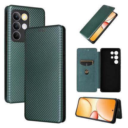 Carbon Fiber Texture Flip Leather Phone Case, For Realme C85 Pro 4G, For Realme 15T 5G, For Realme 15 5G / Realme 15 Pro 5G, For Realme GT 7 Global